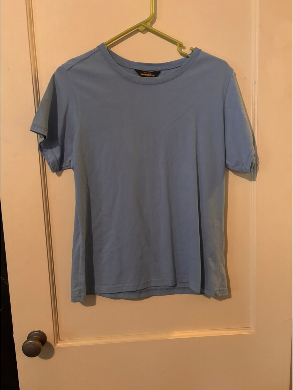 Woolrich Light Blue Short Sleeve T-Shirt